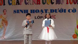 Sinh hoạt dưới cờ 4B+4C