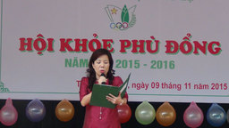 Chương trình Hội khỏe Phù Đổng năm học 2015 - 2016