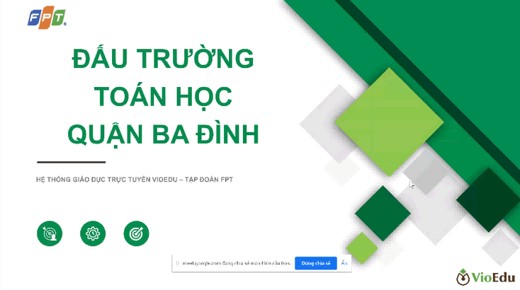 Quận Ba Đình phối hợp với công ty cổ phần FPT tổ chức tập huấn công tác triển khai cuộc thi “ Đấu trường Toán học” năm học 2021 -2022