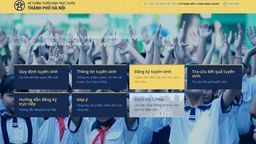 Hướng dẫn PHHS đăng kí tuyển sinh trực tuyến lớp 1