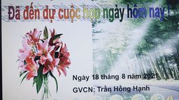 Họp Phụ huynh trực tuyến - Tổng kết năm học 2020-2021