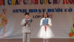 Sinh hoạt dưới cờ 4B+4C