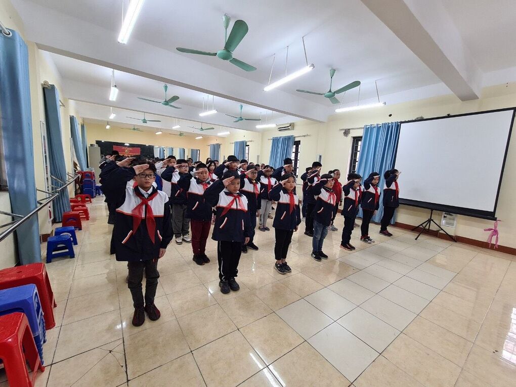 Học sinh khối 4 tích cực trong học tập và các hoạt động ngoại khóa