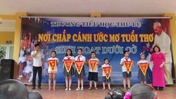 Sinh hoạt dưới cờ lớp 5C