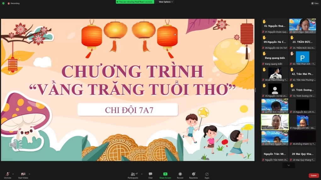 Vui Tết Trung thu “Cùng nhau ở nhà - tránh xa Covid”