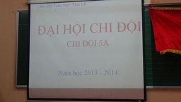 Đại hội Chi đội mẫu lớp 5A