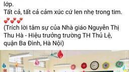 Ngày đầu tiên các con học sinh quay trở lại trường học sau thời gian tạm dừng đến trường