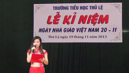 Chương trình kỷ niệm ngày Nhà Giáo Việt Nam 20/11/2013