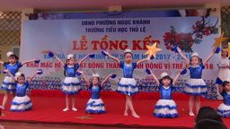 Lễ Tổng kết năm học - Sinh hoạt dưới cờ khối 1 năm học 2017-2018