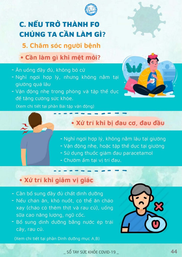 Xử trí triệu chứng cho F0 tại nhà