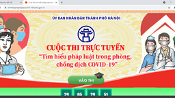 Cuộc thi "Tìm hiểu pháp luật trong phòng, chống dịch COVID-19" trên địa bàn thành phố Hà Nội"