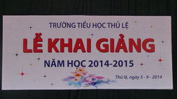 Lễ khai giảng năm học mới 2014 - 2015