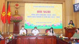 Cán bộ, Giáo viên, CNV trường Tiểu học Thủ Lệ dự buổi Tổng kết năm học 2020 -2021 và triển khai năm học mới của ngành Giáo dục Ba Đình