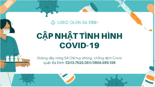 Bản tin quận Ba Đình về tình hình phòng dịch phòng chống dịch COVD-19 ngày 27/12/2021