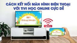 Cách đơn giản giúp tivi kết nối với Zoom học online mùa dịch
