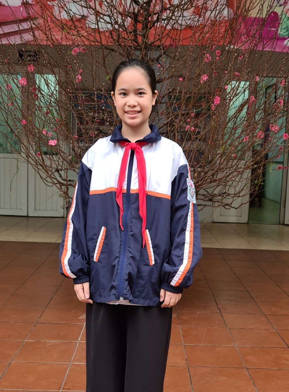 Bạn Nguyễn Thanh Trà - lớp 4B đạt giải Khuyến khích thi vẽ tranh ngày hội "Tôi yêu Hà Nội"