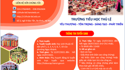Thông báo tuyển sinh lớp 1 - Năm học 2021-2022