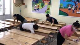 Công tác phòng chống dịch bệnh Covid 19 năm học 2020-2021 của trường Tiểu học Thủ Lệ