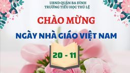 Trường Tiểu học Thủ Lệ chào mừng 39 năm ngày Nhà giáo Việt Nam 20-11