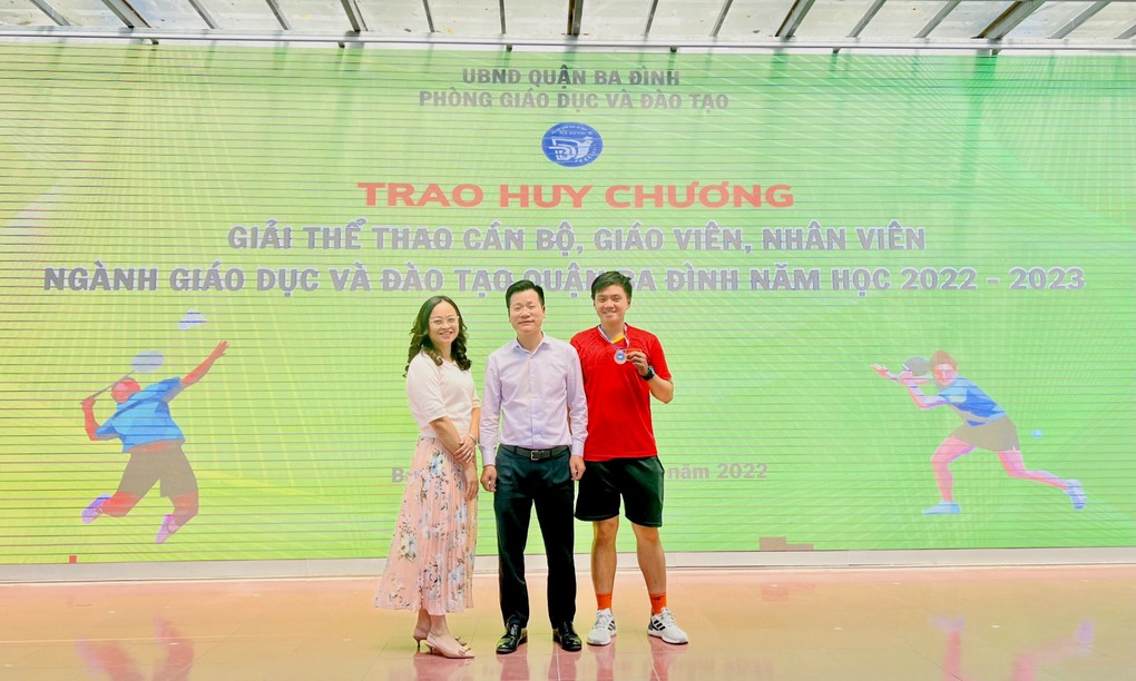 Trường Tiểu học Thủ Lệ tham gia khai mạc Giải thể thao ngành GD&ĐT quận Ba Đình sáng ngày 15/10/2022.