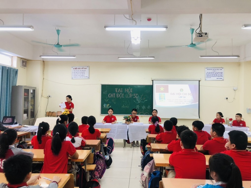 Đại hội Chi đội các lớp khối 4,5 Liên đội trường Tiểu học Thủ Lệ diễn ra thành công tốt đẹp.