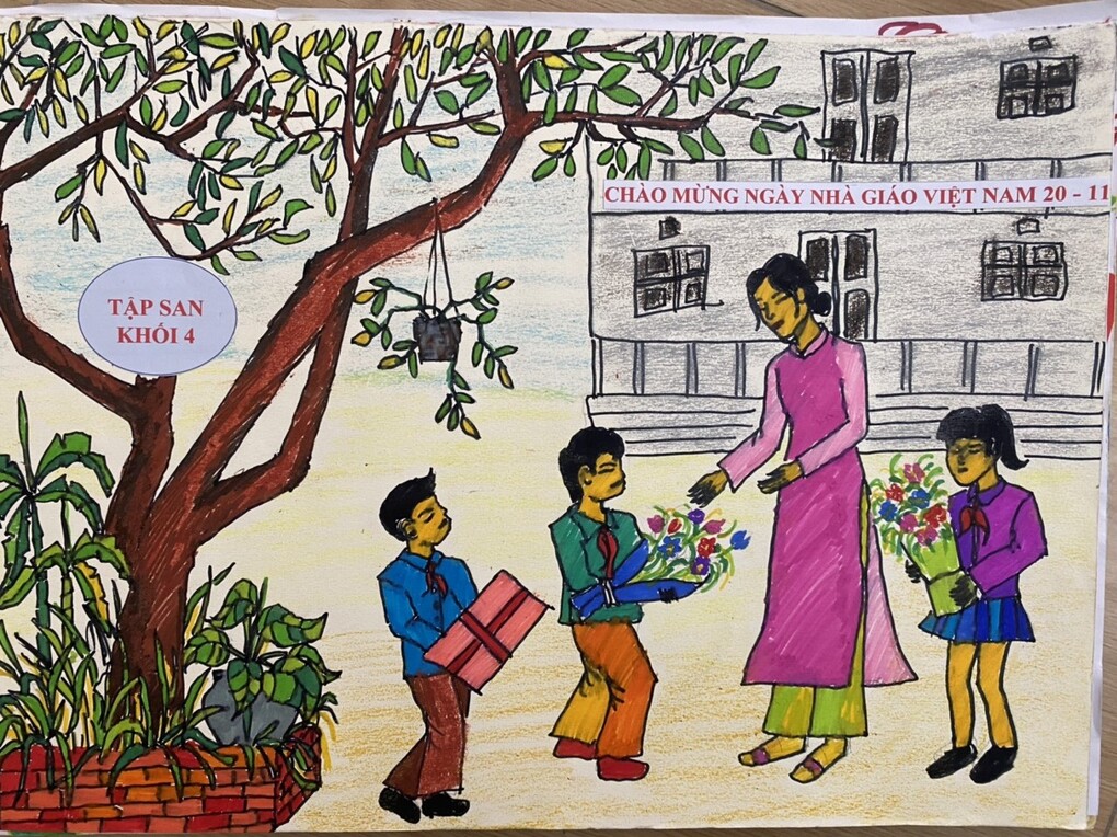 Chào mừng ngày Nhà giáo Việt Nam 20/11 - Tập san khối 4