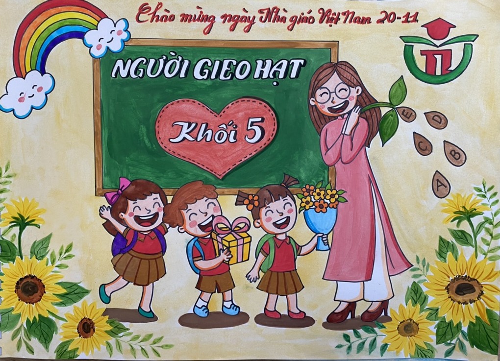 Chào mừng ngày Nhà giáo Việt Nam 20/11 - Tập san khối 5