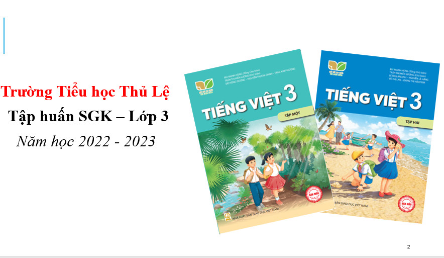 Khối 3 - Trường Tiểu học Thủ Lệ tập huấn Sách giáo khoa lớp 3  năm học 2022-2023