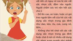 Hướng dẫn phòng tránh tai nạn thương tích cho trẻ em