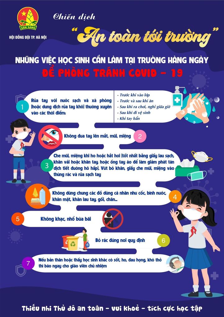 Hưởng ứng chiến dịch “ An toàn tới trường – Safe to school”