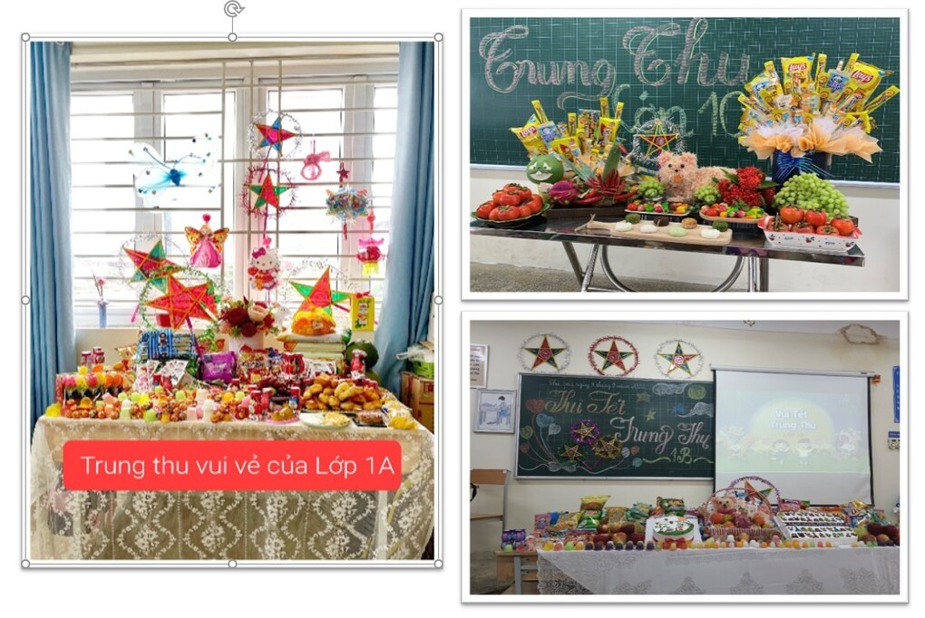 Lễ hội Trung thu đặc sắc, vui vẻ và ý nghĩa của các bạn học sinh Khối 1 trường Tiểu học Thủ Lệ