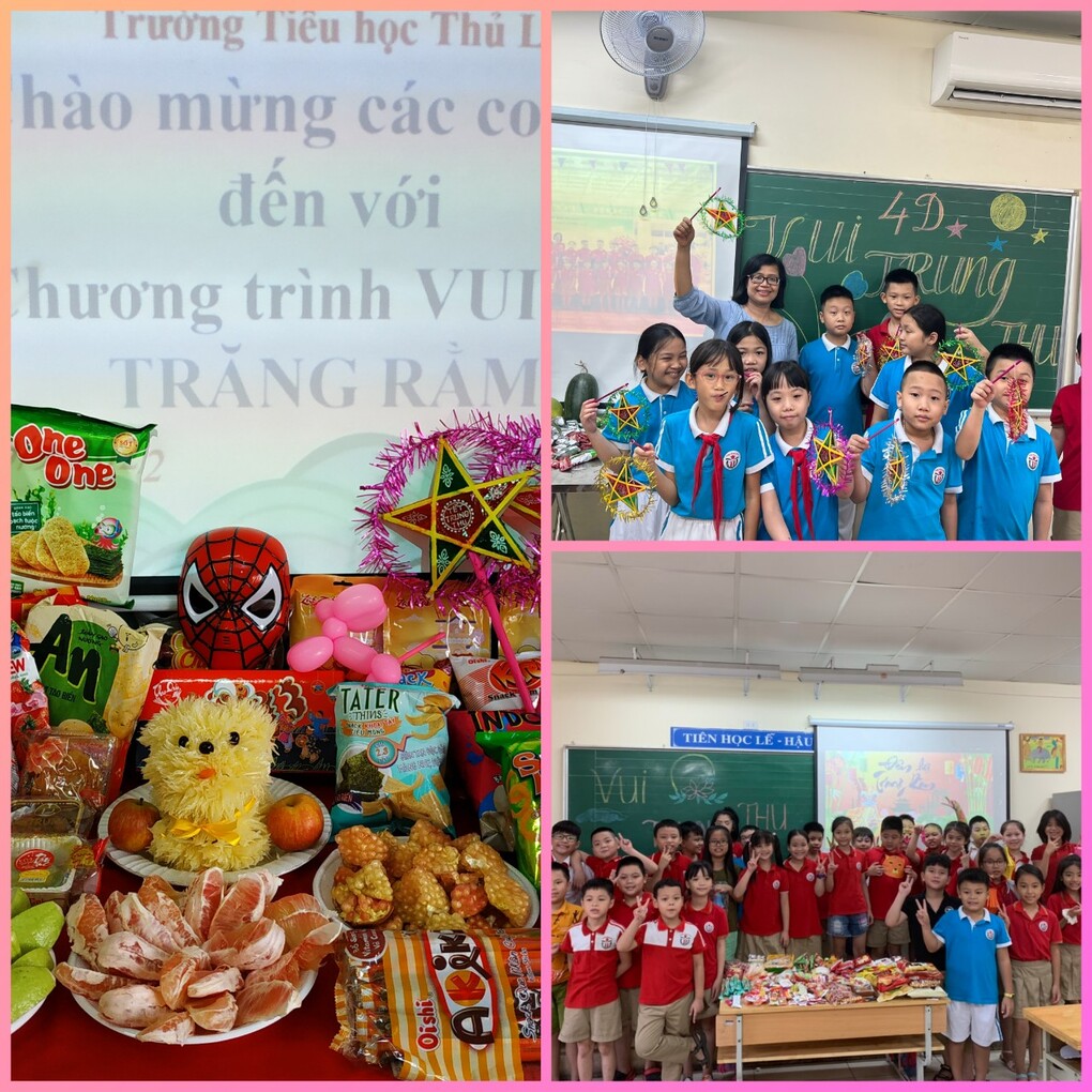 Rộn ràng mùa trăng, náo nức ngập tràn cùng các bạn học sinh khối 4 trường Tiểu học Thủ Lệ