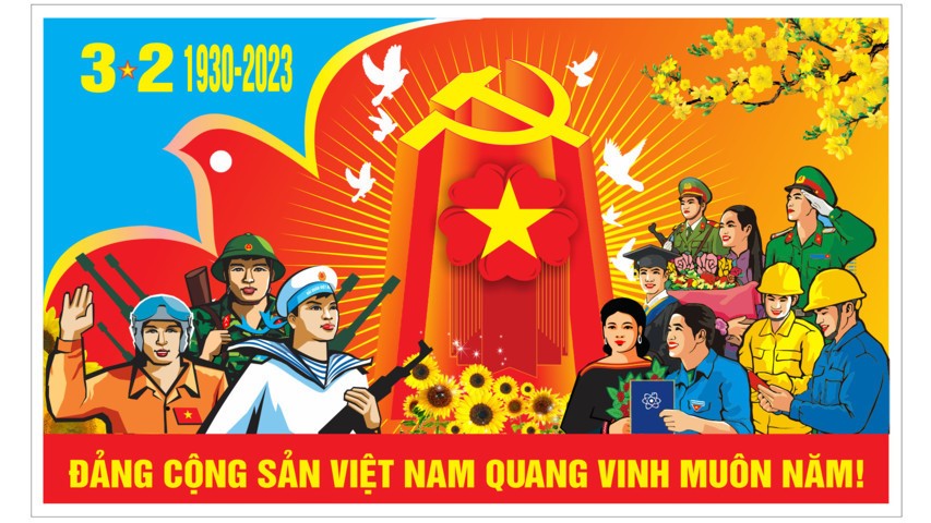 Tự hào 93 năm mùa xuân có Đảng