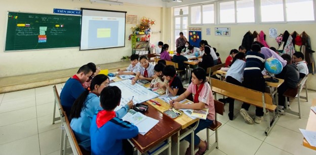 Giáo viên Khối 5 trường Tiểu học Thủ Lệ tích cực tham gia Hội giảng mùa xuân - Hội thi giáo viên dạy giỏi cấp trường