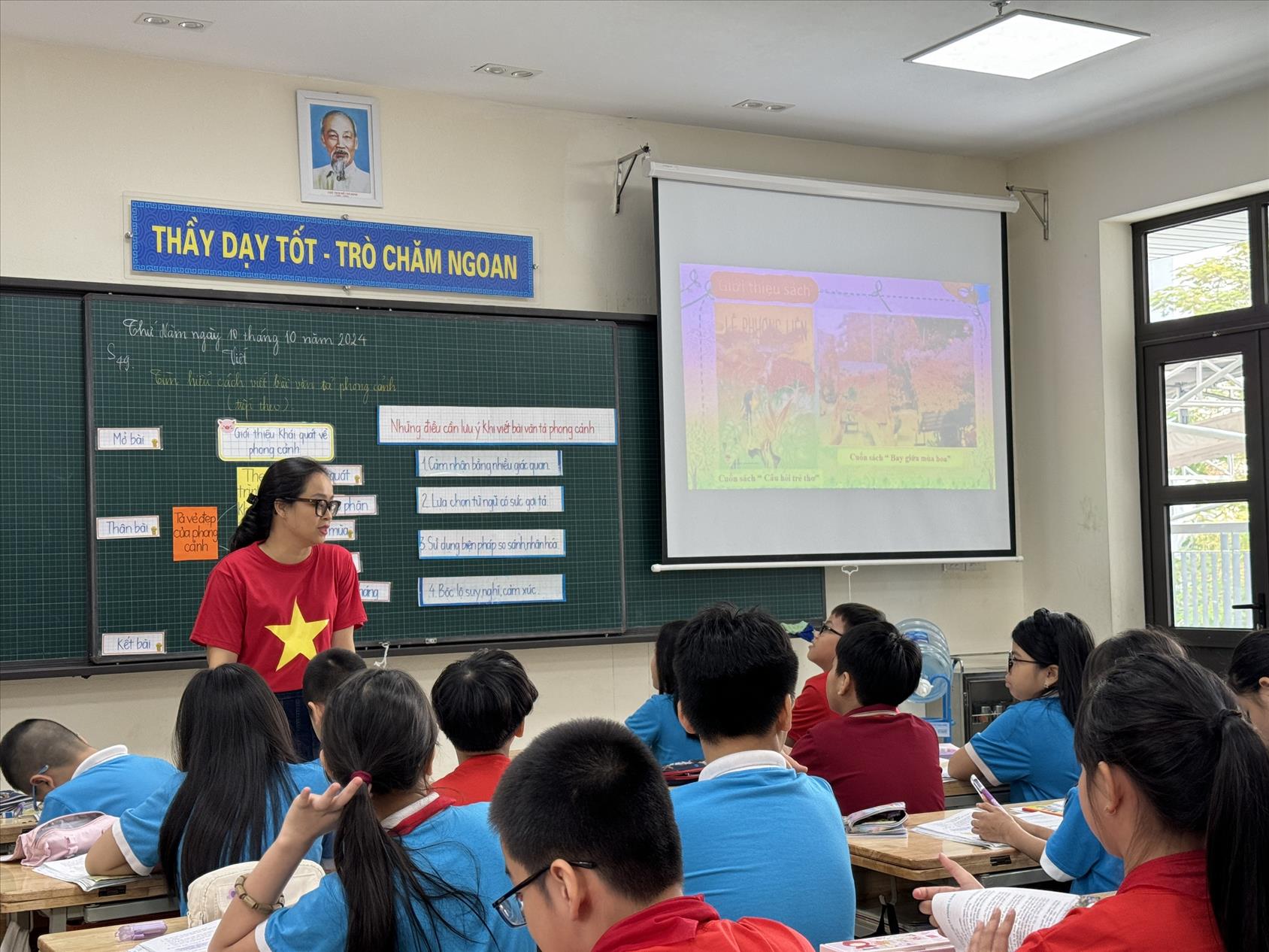 Giáo viên khối 5 thực hiện chuyên đề đổi mới trong dạy học