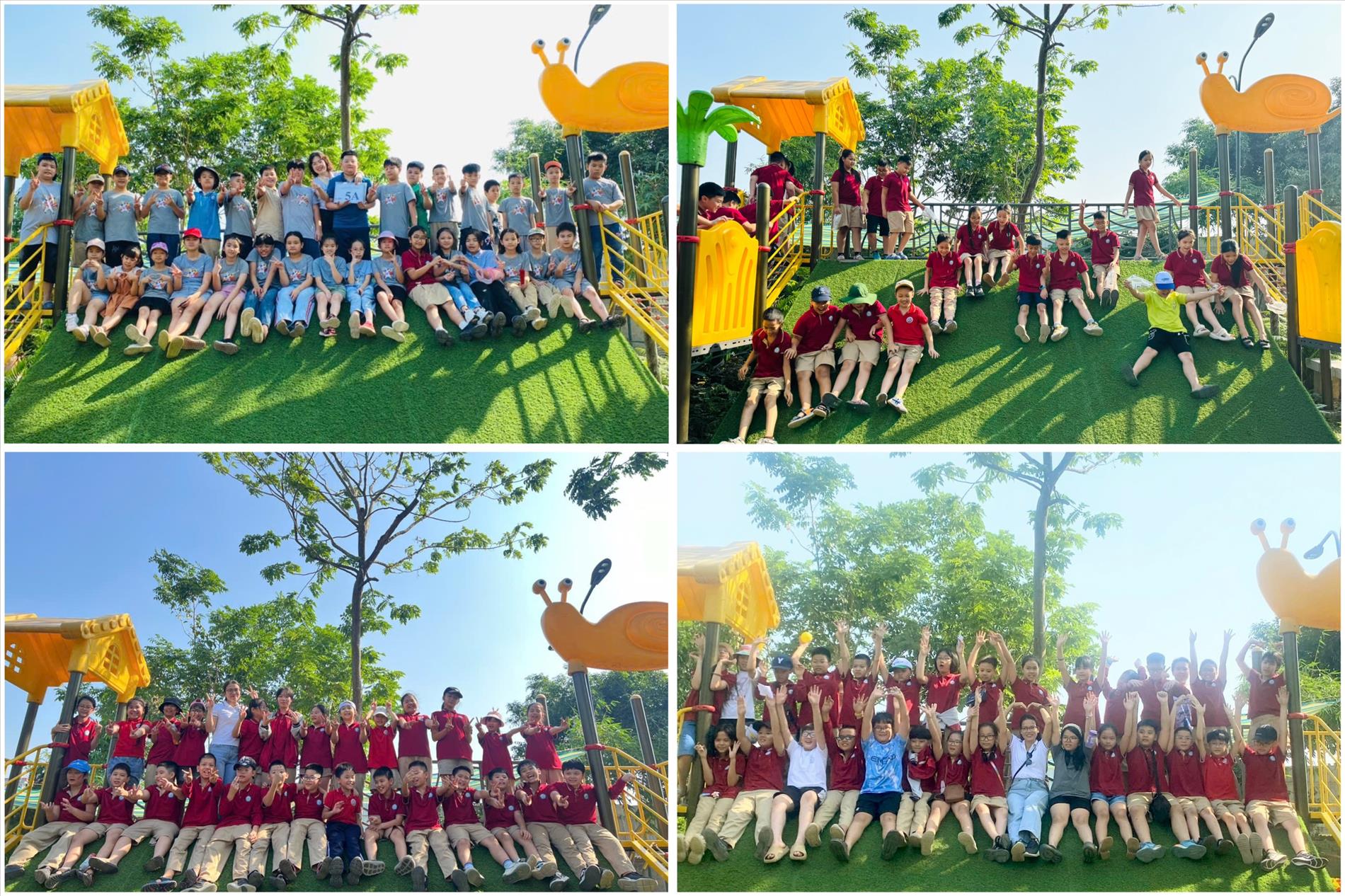 Học sinh khối 5 hào hứng tham gia hoạt động trải nghiệm tại Thu Thuỷ Ecolodge