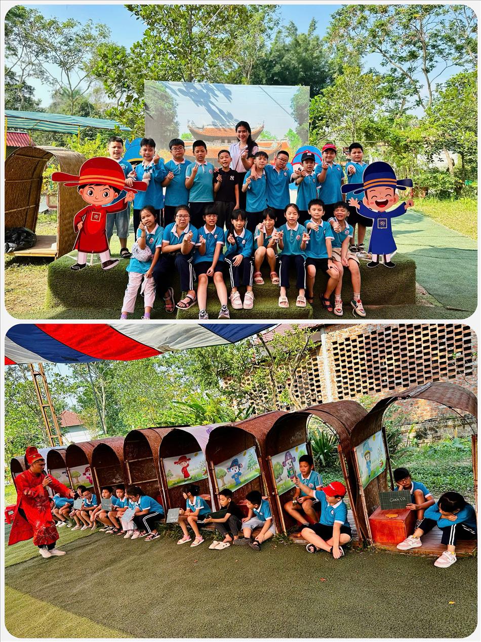 Một ngày trải nghiệm vui vẻ, bổ ích của học sinh lớp 4B trường Tiểu học Thủ Lệ tại Thu Thuỷ Ecologe