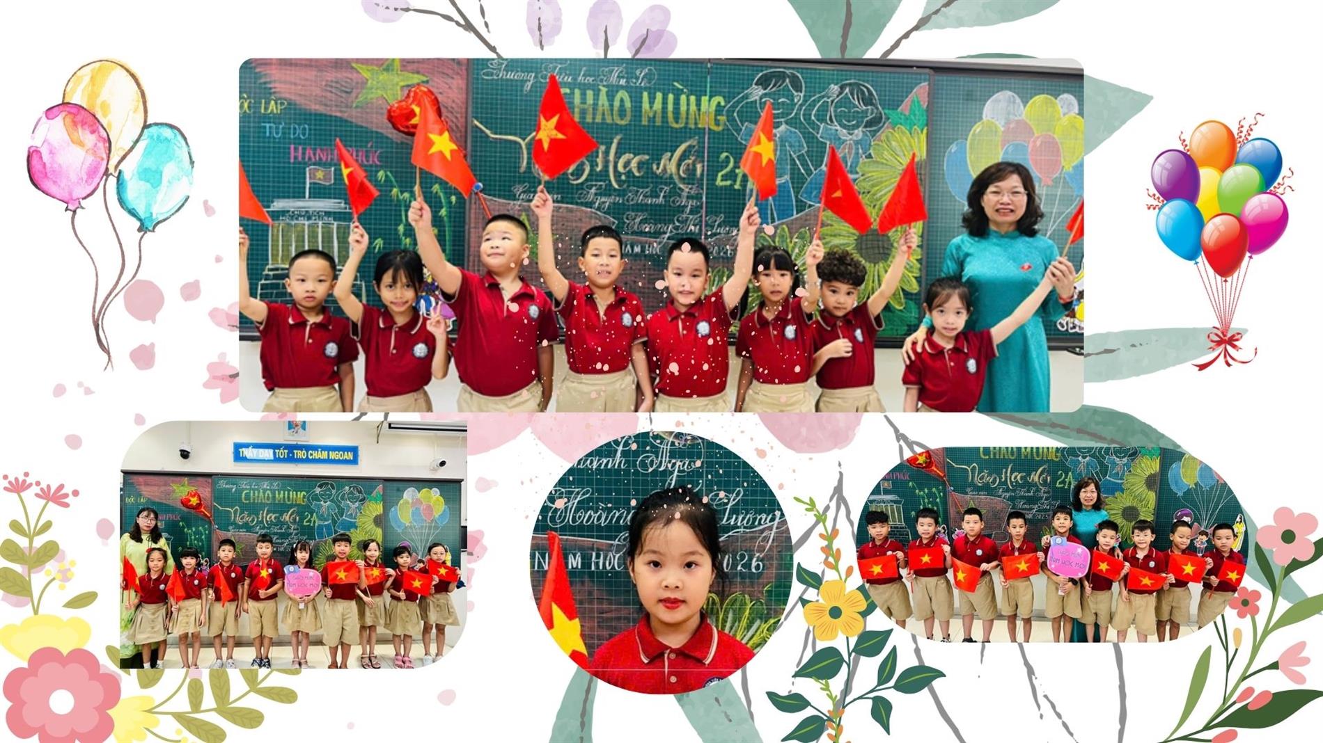 Lớp 2A – Trường Tiểu học Thủ Lệ tưng bừng khai giảng năm học mới 2025-2026!