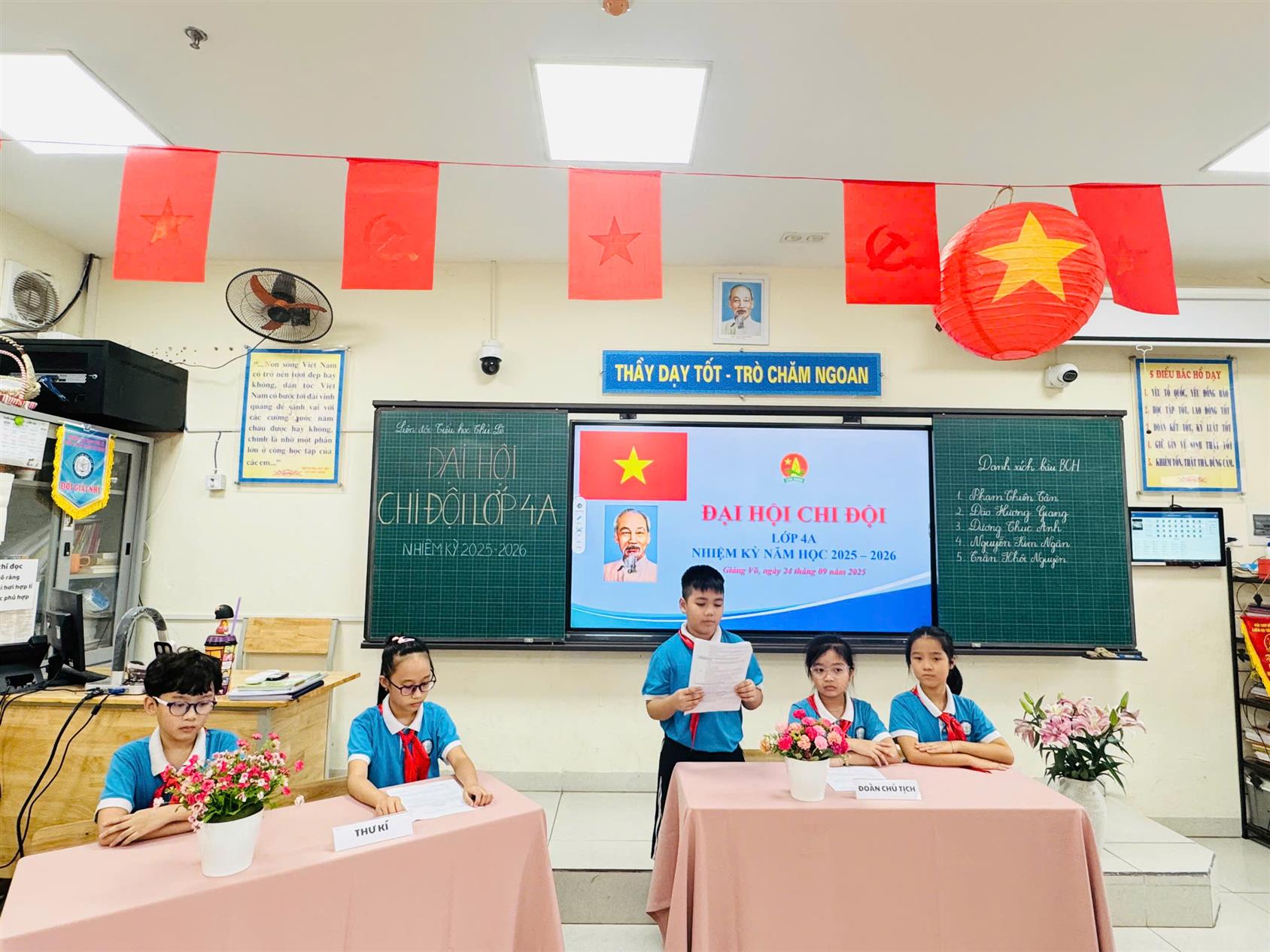 Đại hội Chi đội lớp 4A Trường Tiểu học Thủ Lệ nhiệm kì 2025- 2026🎉