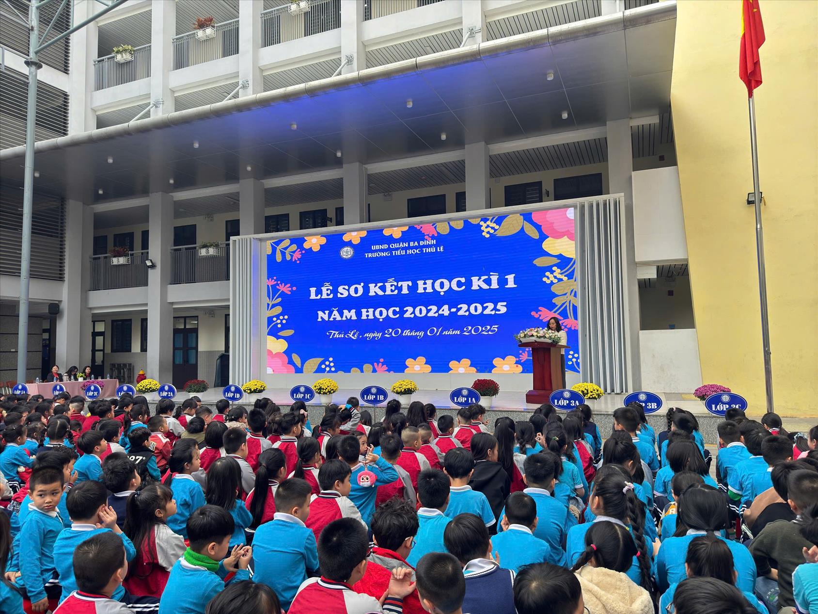 Trường Tiểu học Thủ Lệ tổ chức Lễ Sơ kết Học kì I năm học 2024-2025