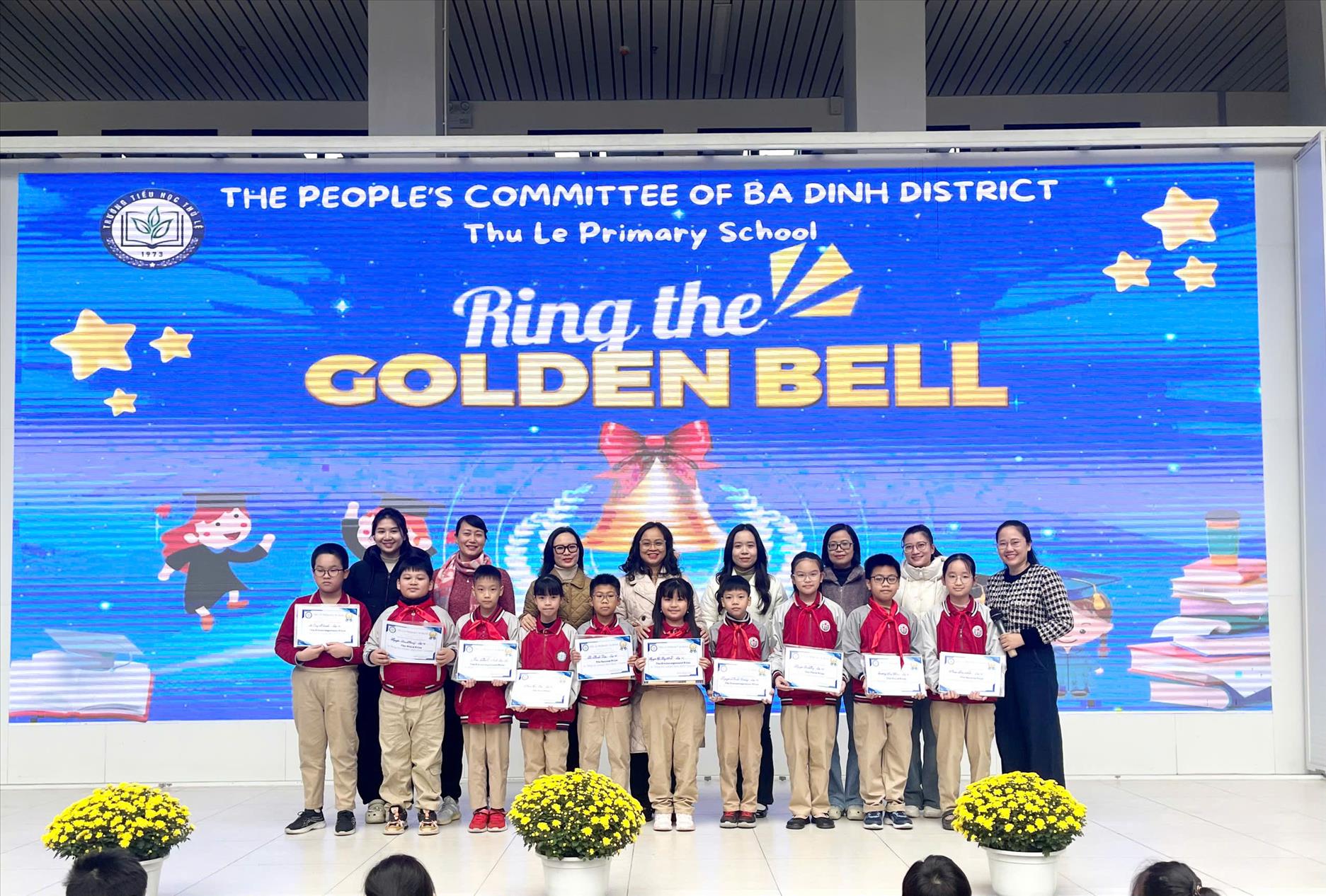 Học sinh khối 4 - Tiểu học Thủ Lệ hào hứng tham gia sân chơi trí tuệ “Ring the golden bell 2025”