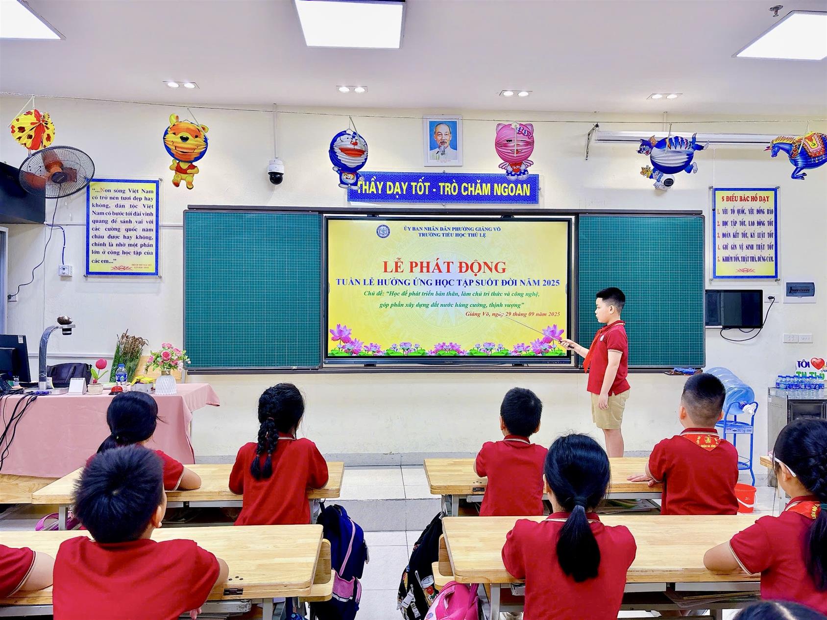 Trường Tiểu học Thủ Lệ phát động Tuần lễ Hưởng ứng học tập suốt đời năm 2025