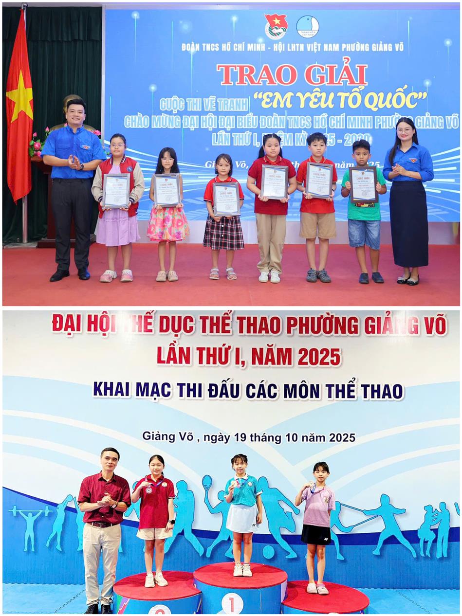 Học sinh lớp 4B tỏa sáng với những thành tích đáng tự hào
