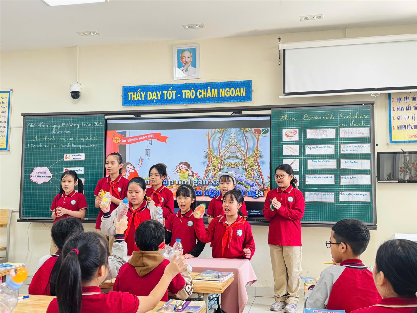 Khám phá “Âm thanh trong cuộc sống” cùng học sinh lớp 4B