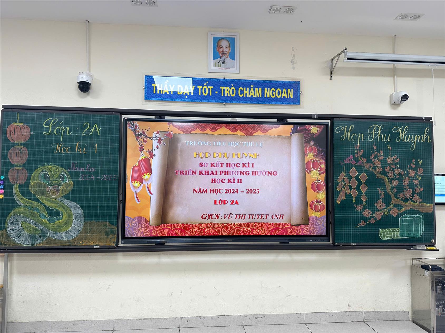 Gặp mặt cha mẹ học sinh lớp 2A học kì 1 - Cùng nhìn lại nửa chặng dường đã qua