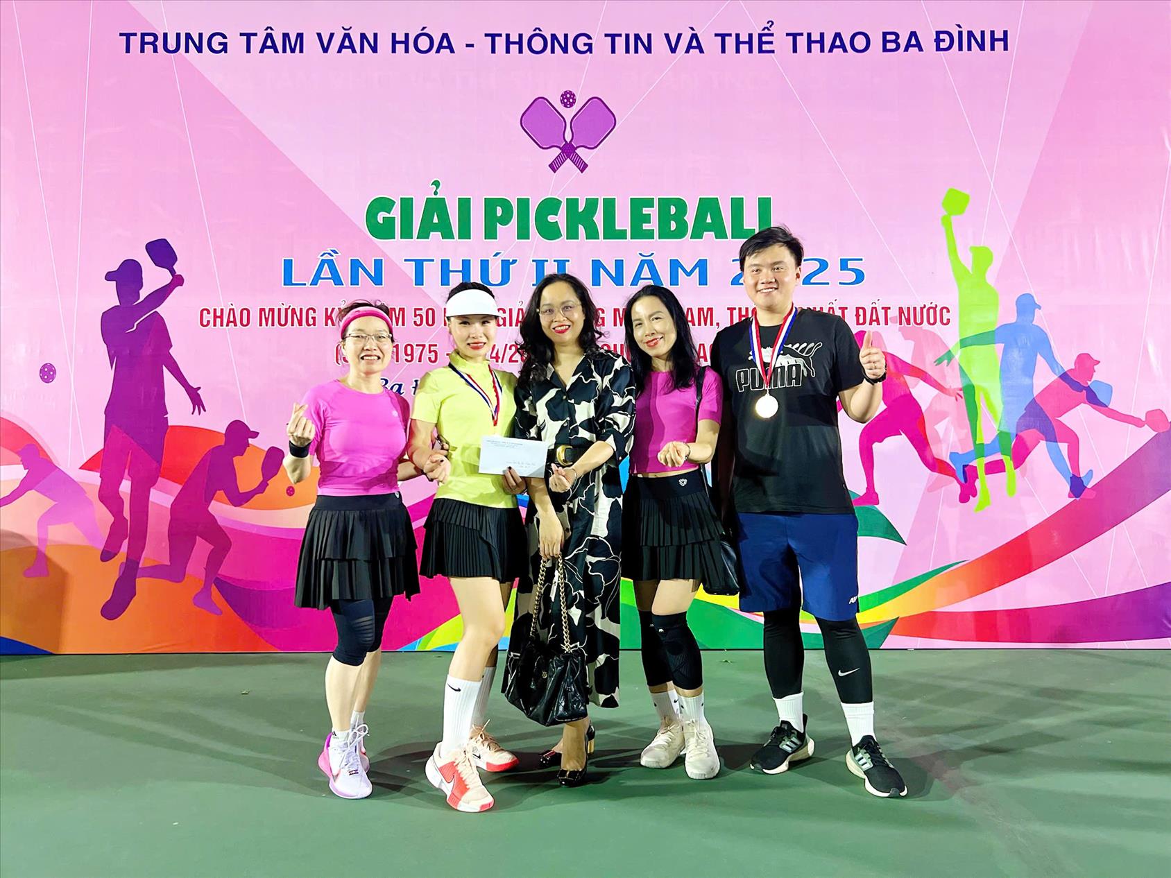 Giáo viên Trường Tiểu học Thủ Lệ tích cực tham gia thi đấu Giải Pickleball Quận Ba Đình lần thứ II, năm 2025