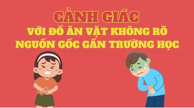 Cảnh giác với những đồ ăn vặt không rõ nguồn gốc ở gần trường học