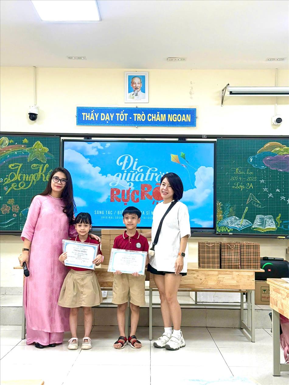 Thành tích nổi bật của học sinh lớp 2A trường Tiểu học Thủ Lệ năm học 2024 - 2025