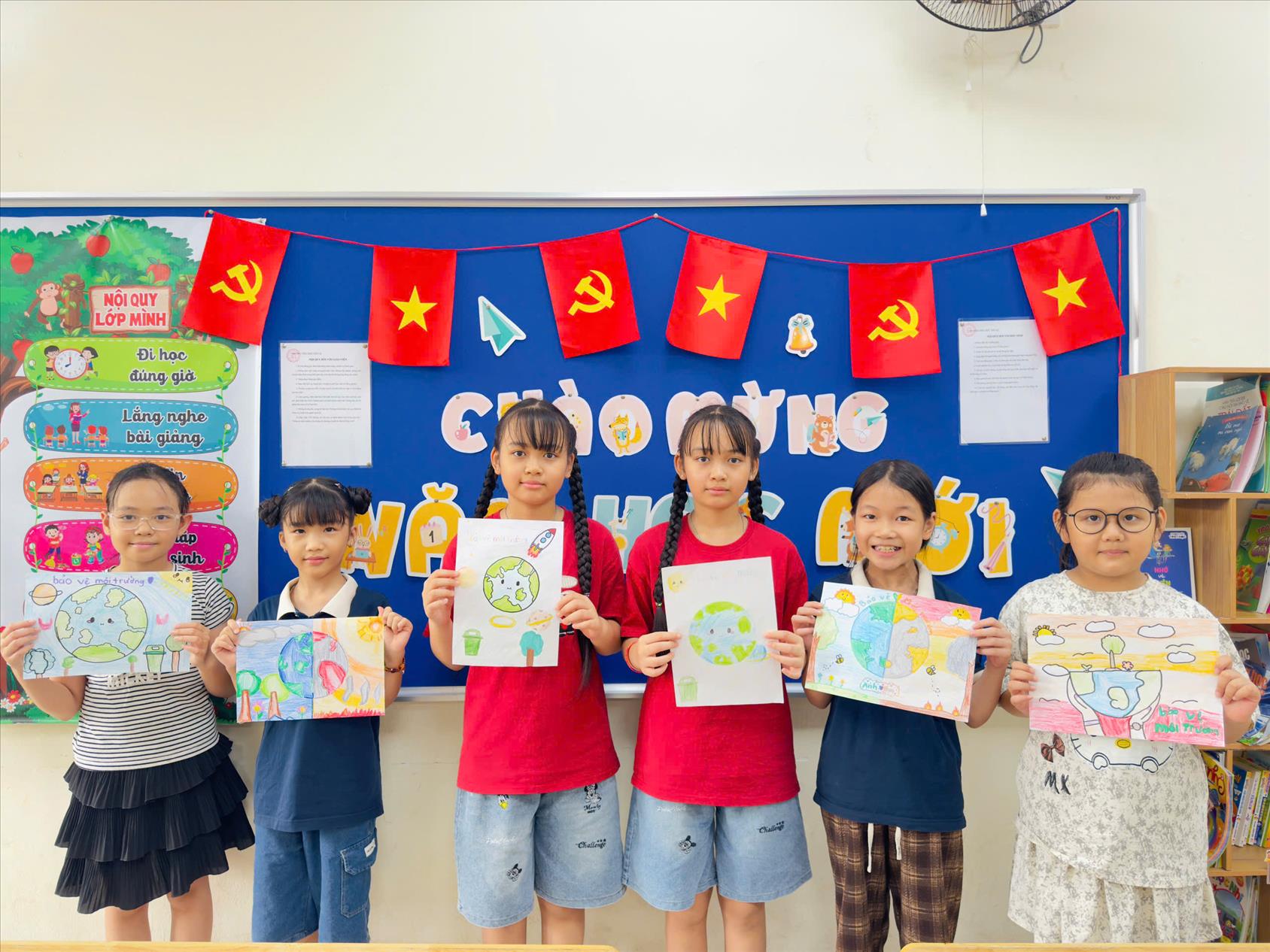 Hoạt động trải nghiệm, sáng tạo của học sinh lớp 4B với chủ đề “Môi trường xung quanh em”