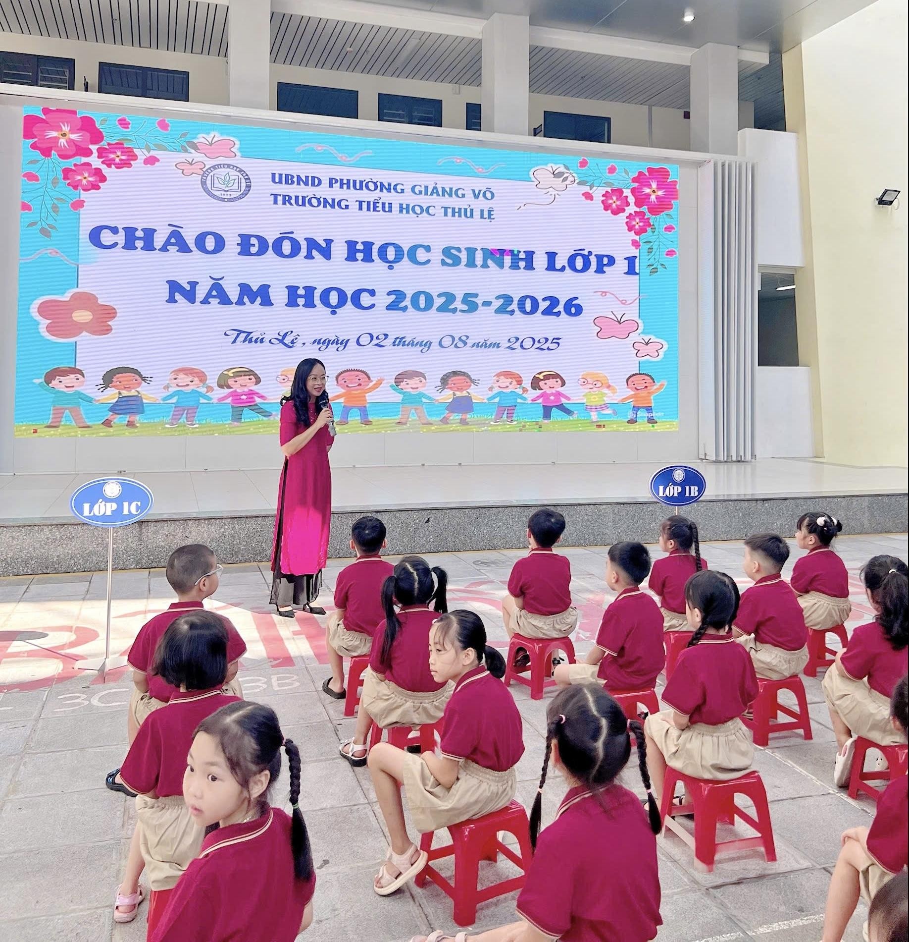 Trường Tiểu học Thủ Lệ long trọng tổ chức Lễ đón học sinh lớp 1 năm học 2025 – 2026